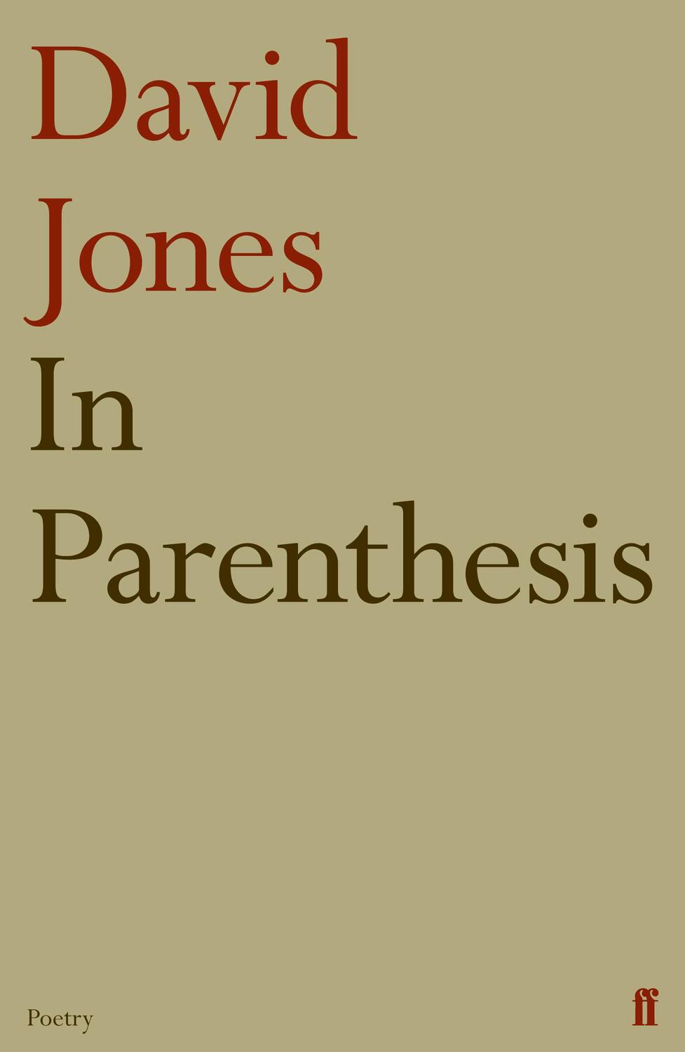 Cover: 9780571259809 | In Parenthesis | David Jones | Taschenbuch | Englisch | 2010