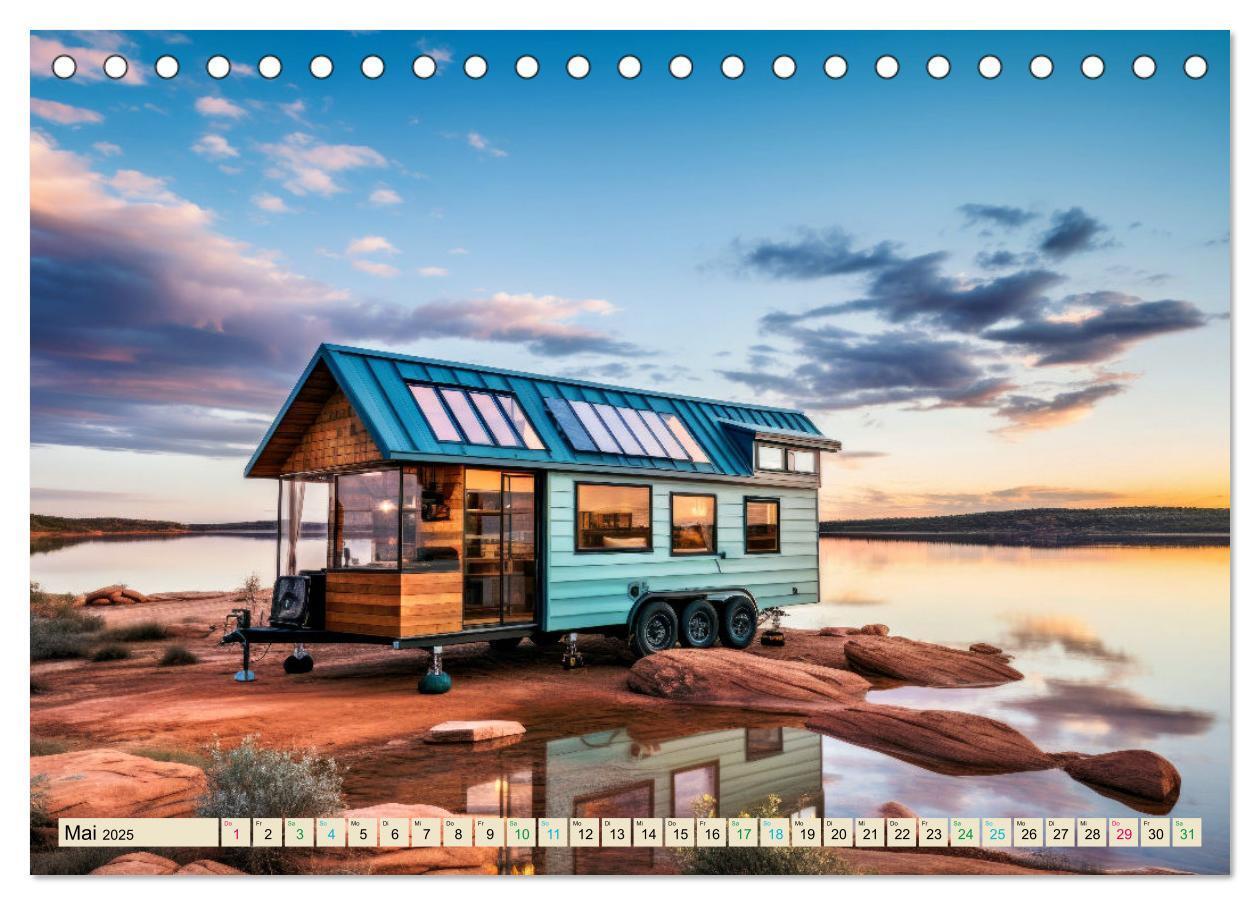 Bild: 9783383827457 | Tiny Houses - wohnen auf kleinstem Raum (Tischkalender 2025 DIN A5...