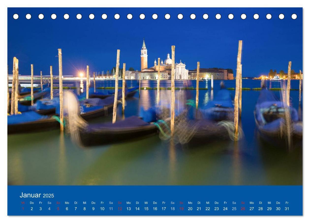 Bild: 9783435663026 | Mein lautloses Venedig (Tischkalender 2025 DIN A5 quer), CALVENDO...