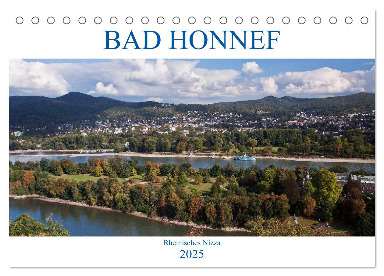 Cover: 9783435411702 | Bad Honnef - Rheinisches Nizza (Tischkalender 2025 DIN A5 quer),...