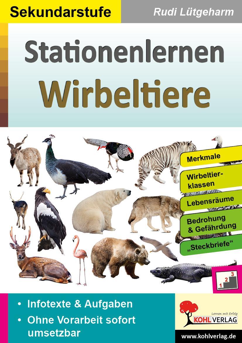 Cover: 9783985583140 | Stationenlernen Wirbeltiere | Rudi Lütgeharm | Taschenbuch | 68 S.