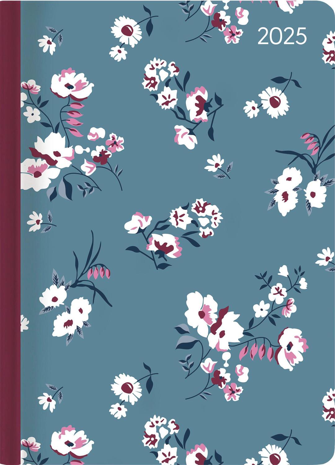 Cover: 4251732342395 | Lady Journal Midi Flowers 2025 - Taschen-Kalender 12x17 cm - Blumen...