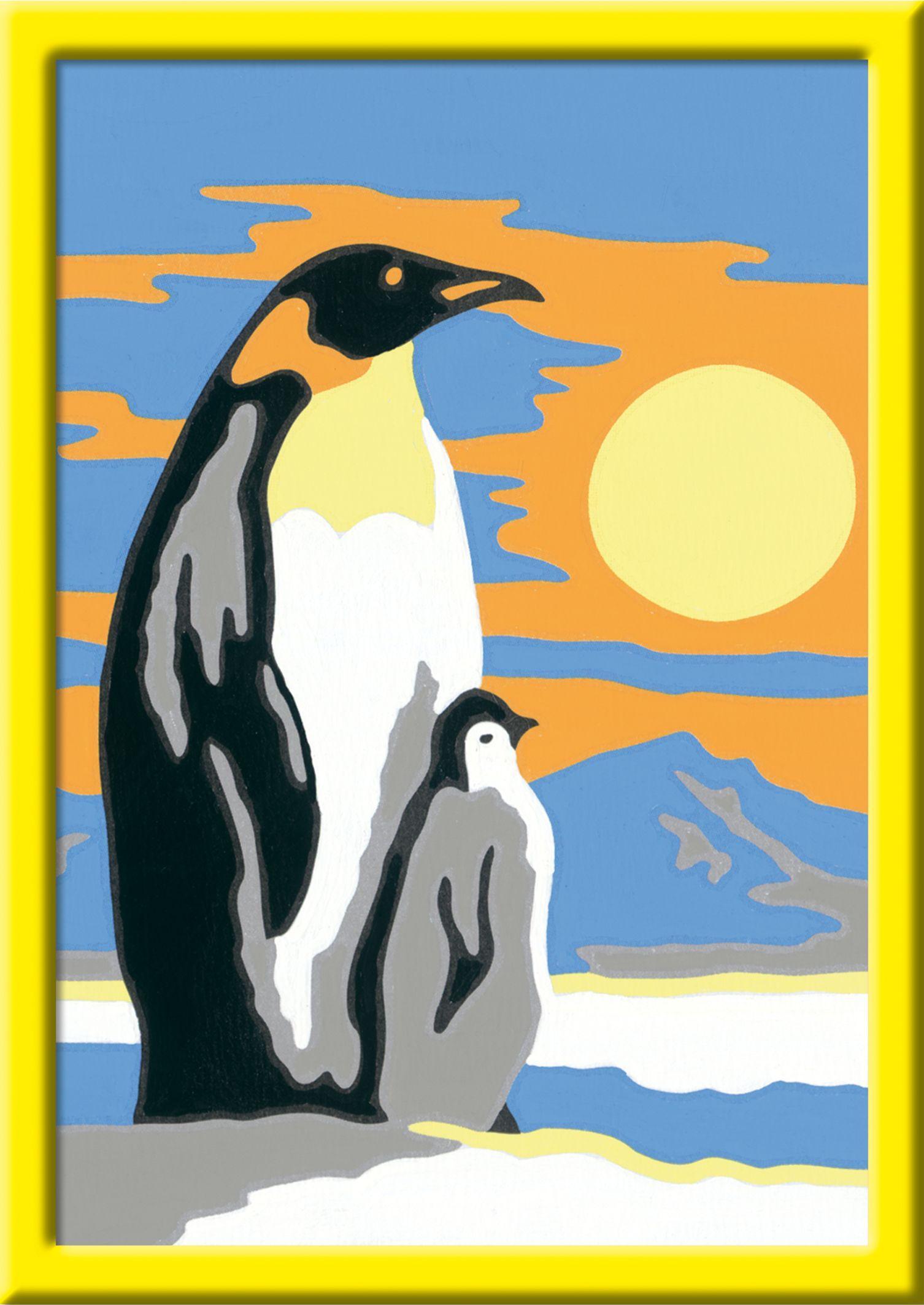 Bild: 4005556284665 | Süße Pinguine - Mal-Set | Spiel | CreArt Malen nach Zahlen | 28466