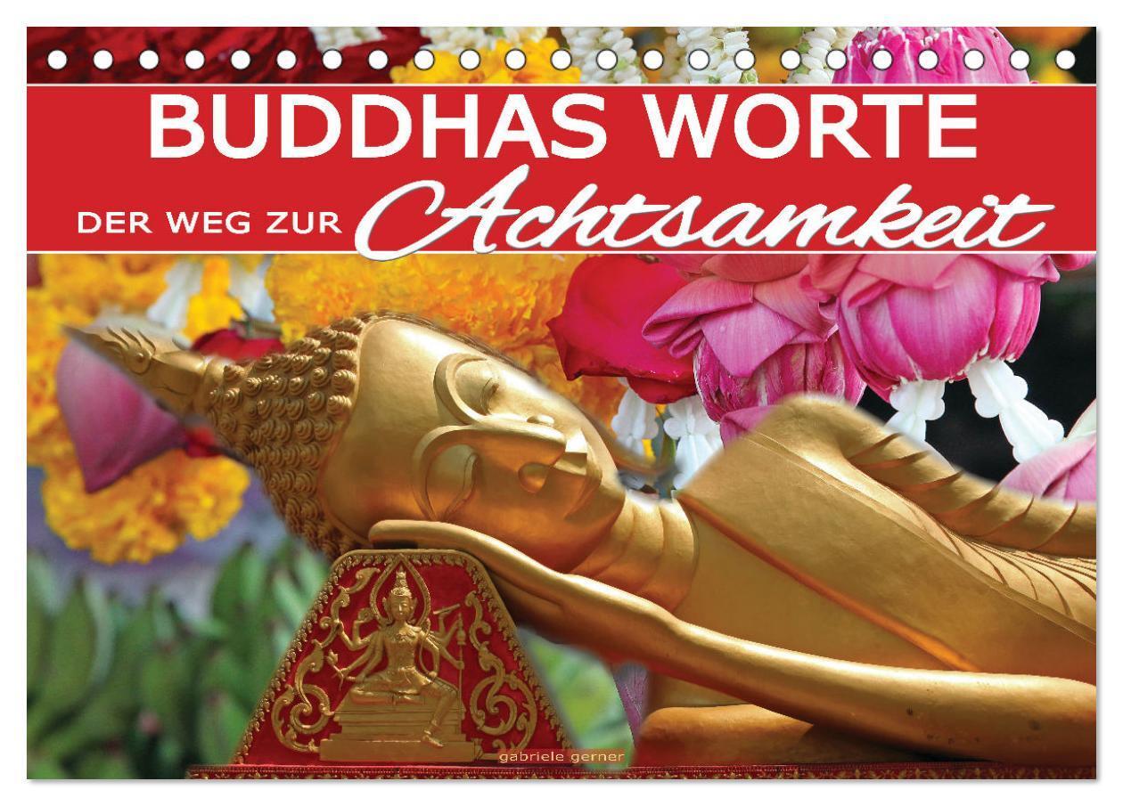 Cover: 9783383795107 | Buddhas Worte - Der Weg zur Achtsamkeit (Tischkalender 2025 DIN A5...