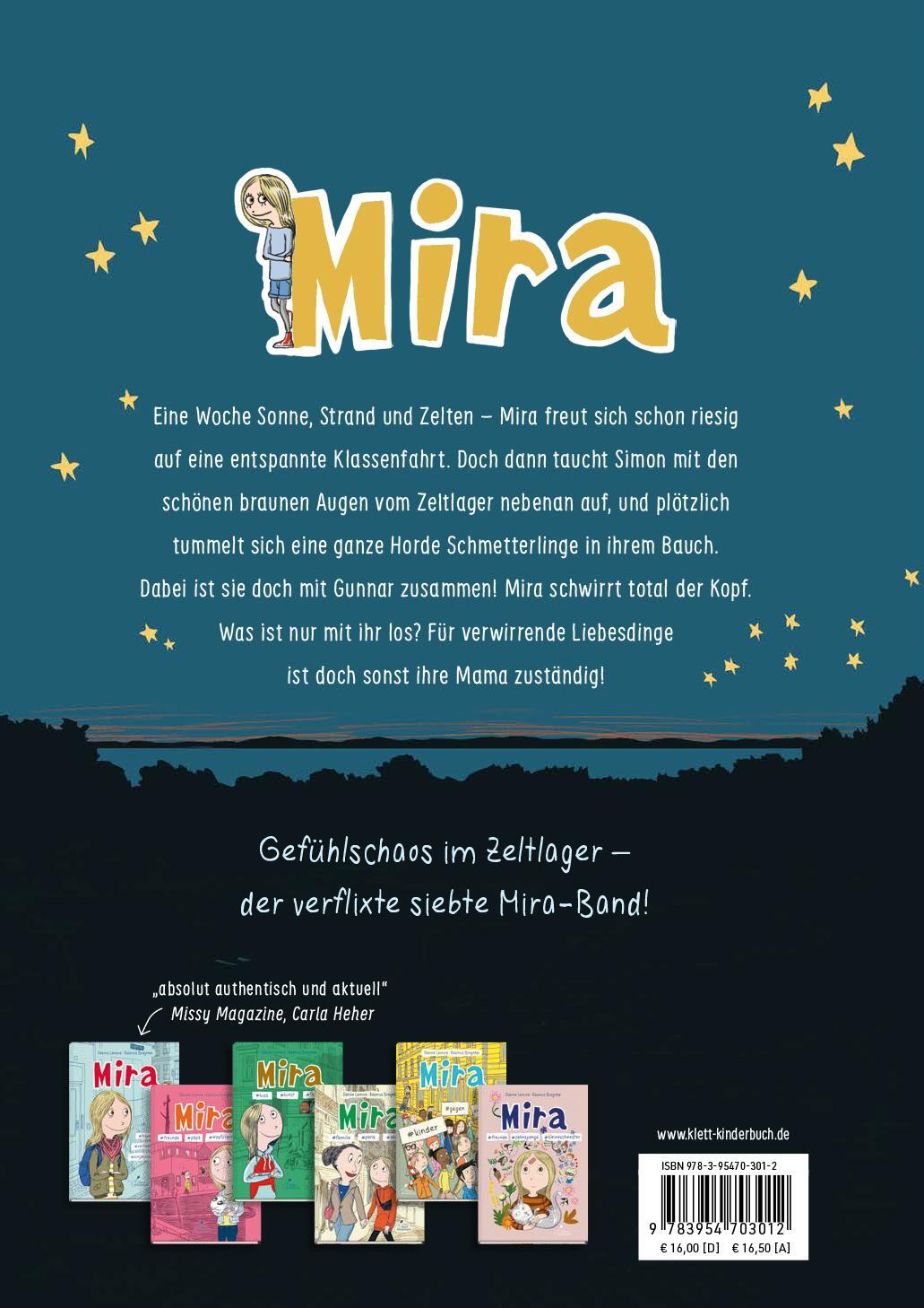 Rückseite: 9783954703012 | Mira #sommer #klassenfahrt #herzklopfen | Mira - Band 7 | Lemire