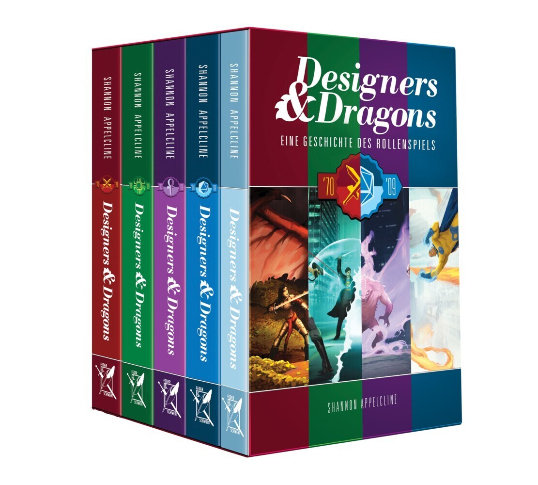 Cover: 9783958672383 | Designers &amp; Dragons, 5 Teile | Shannon Appelcline | 1000 S. | Deutsch