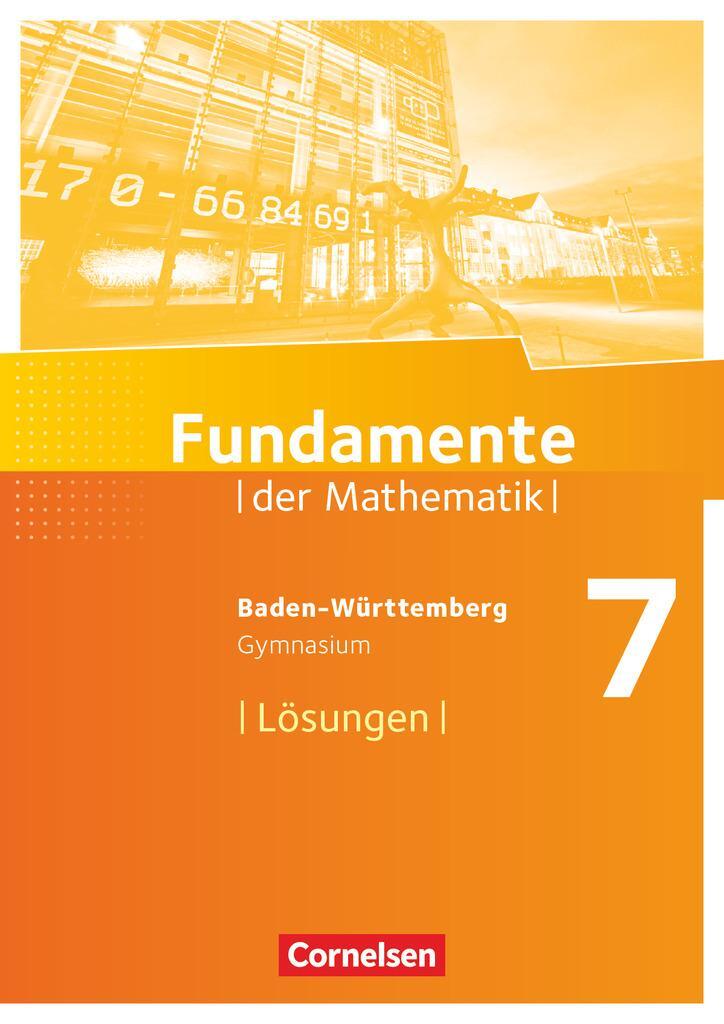 Cover: 9783060403813 | Fundamente der Mathematik 7. Schuljahr - Gymnasium...