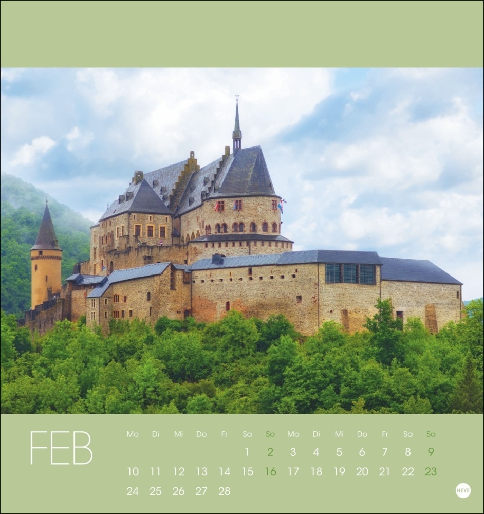 Bild: 9783756408696 | Luxemburg Postkartenkalender 2025 | Kalender | Spiralbindung | 13 S.