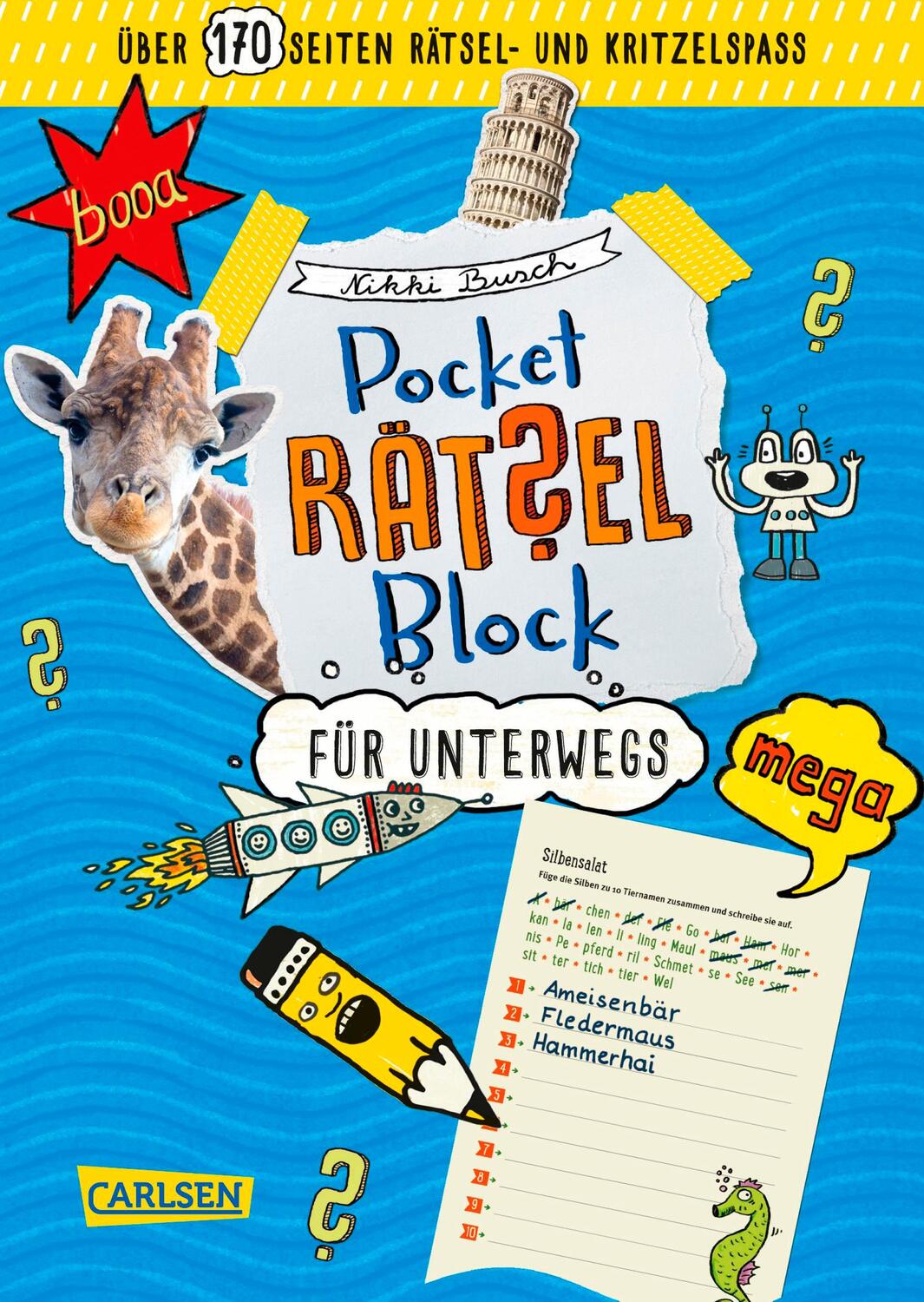 Cover: 9783551181329 | Pocket-Rätsel-Block: Rätsel für unterwegs | Nikki Busch | Taschenbuch