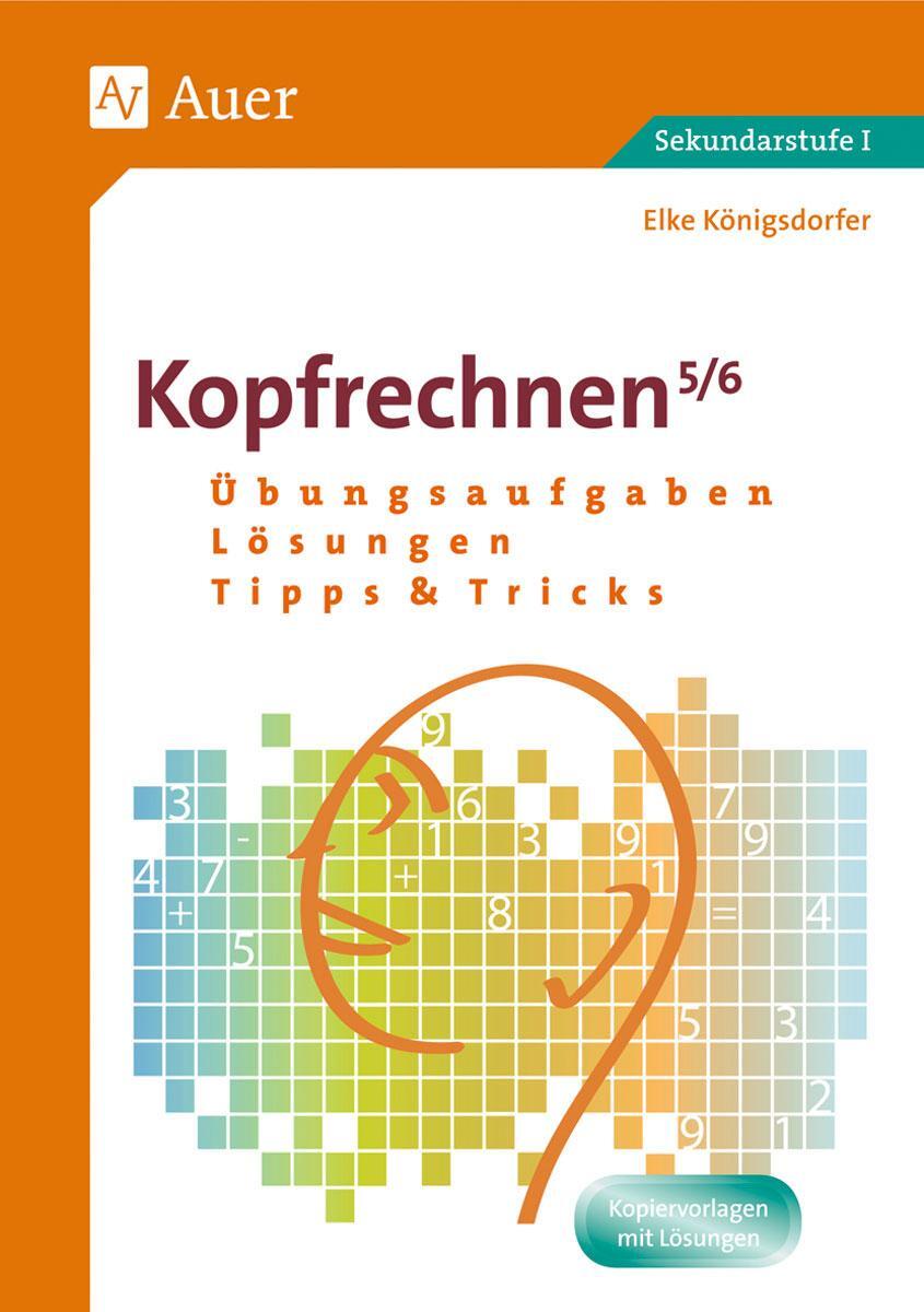 Cover: 9783403066729 | Kopfrechnen 5/6 | Elke Königsdorfer | Broschüre | Deutsch | 2012
