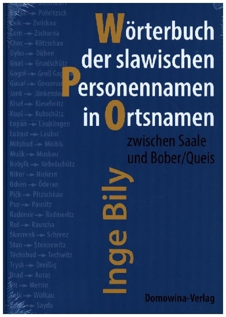 Cover: 9783742027429 | Slawische Personennamen in Ortsnamen zwischen Saale und Bober/Queis