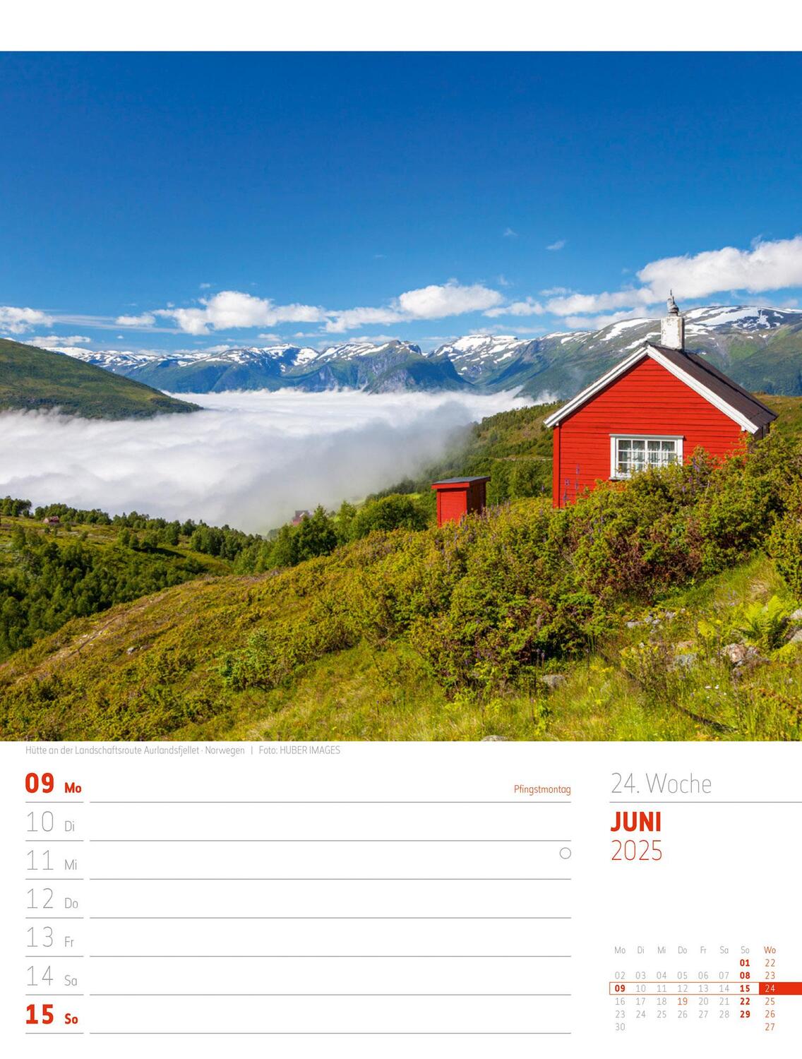 Bild: 9783838425726 | Skandinavien - Der Zauber des hohen Nordens - Wochenplaner Kalender...