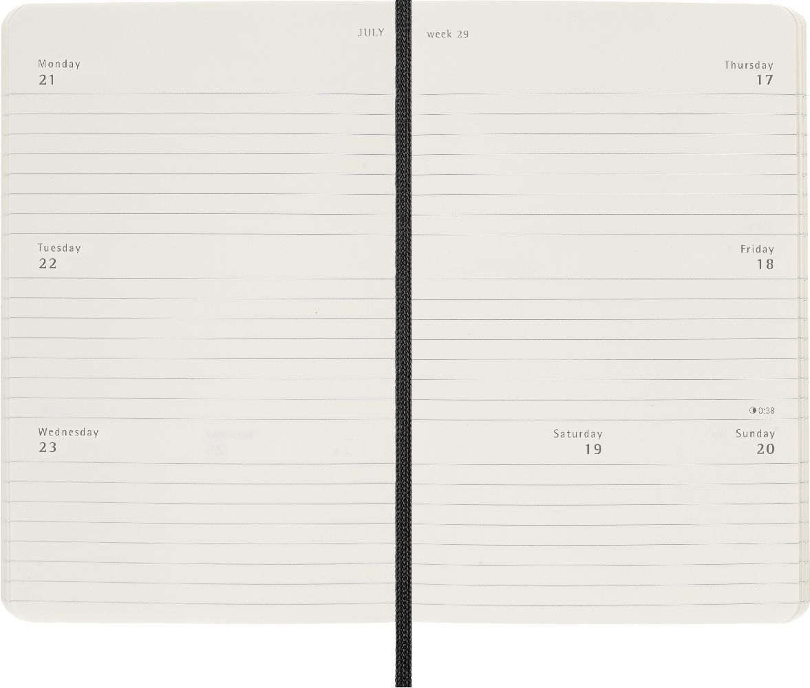 Bild: 8056999270452 | Moleskine 12 Monate Monats Notizkalender 2025, Pocket/A6 | Buch | 2025