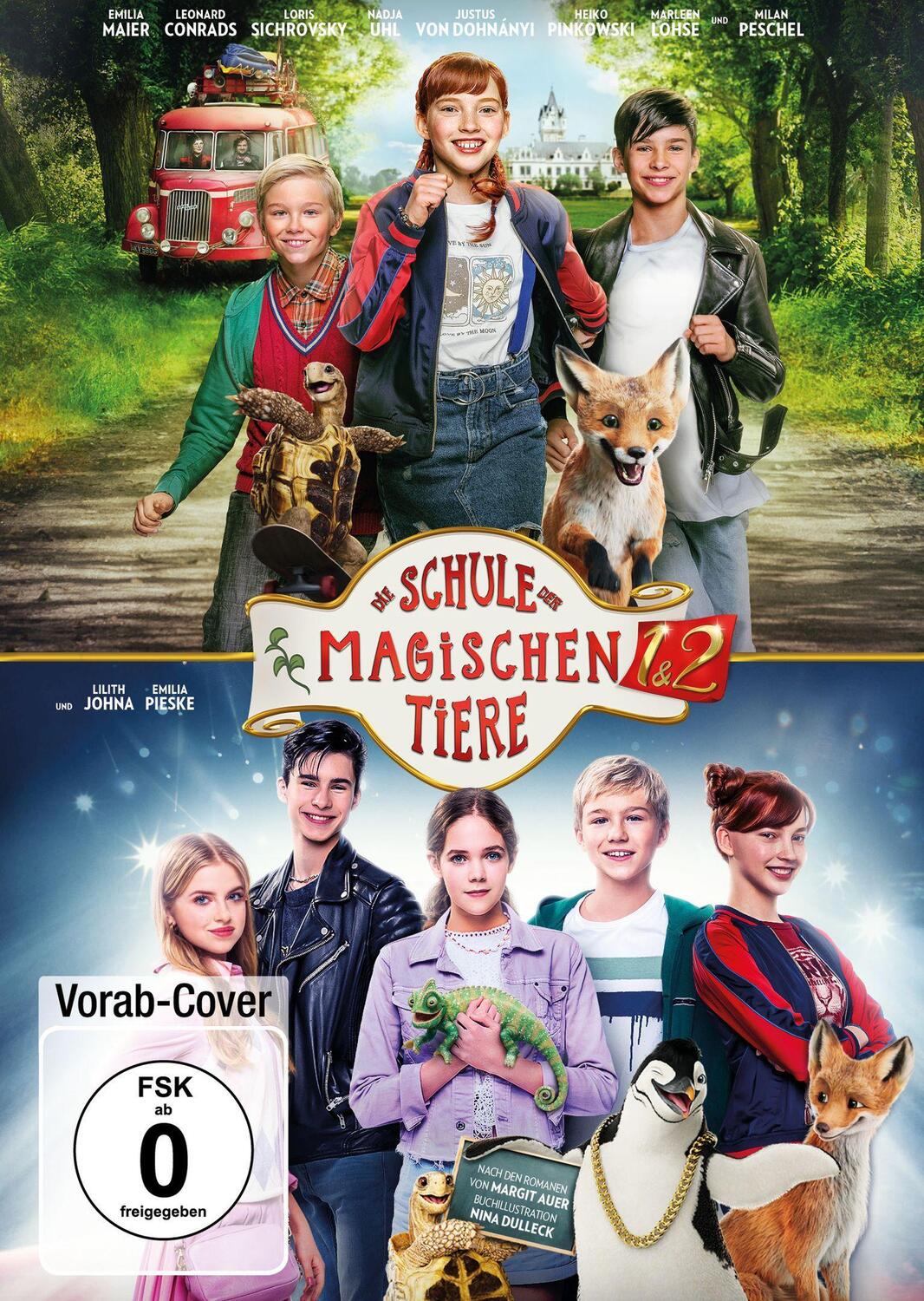 Cover: 4061229163859 | Die Schule der magischen Tiere 1+2 | DVD | 2 DVDs | Deutsch | 2024