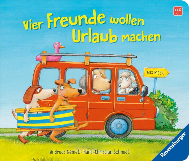 Cover: 9783473418787 | Vier Freunde wollen Urlaub machen | Hans-Christian Schmidt | Buch