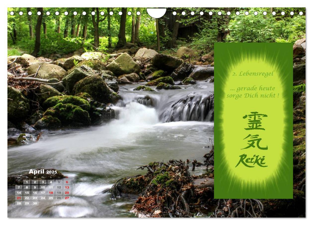 Bild: 9783435602629 | REIKI - Chakrameditation (Wandkalender 2025 DIN A4 quer), CALVENDO...