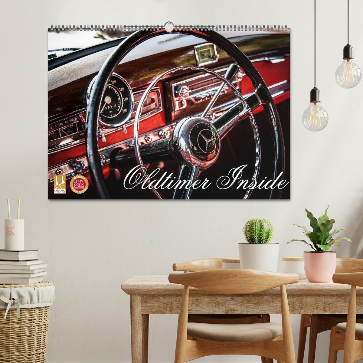 Bild: 9783435820627 | Oldtimer inside (Wandkalender 2025 DIN A2 quer), CALVENDO...