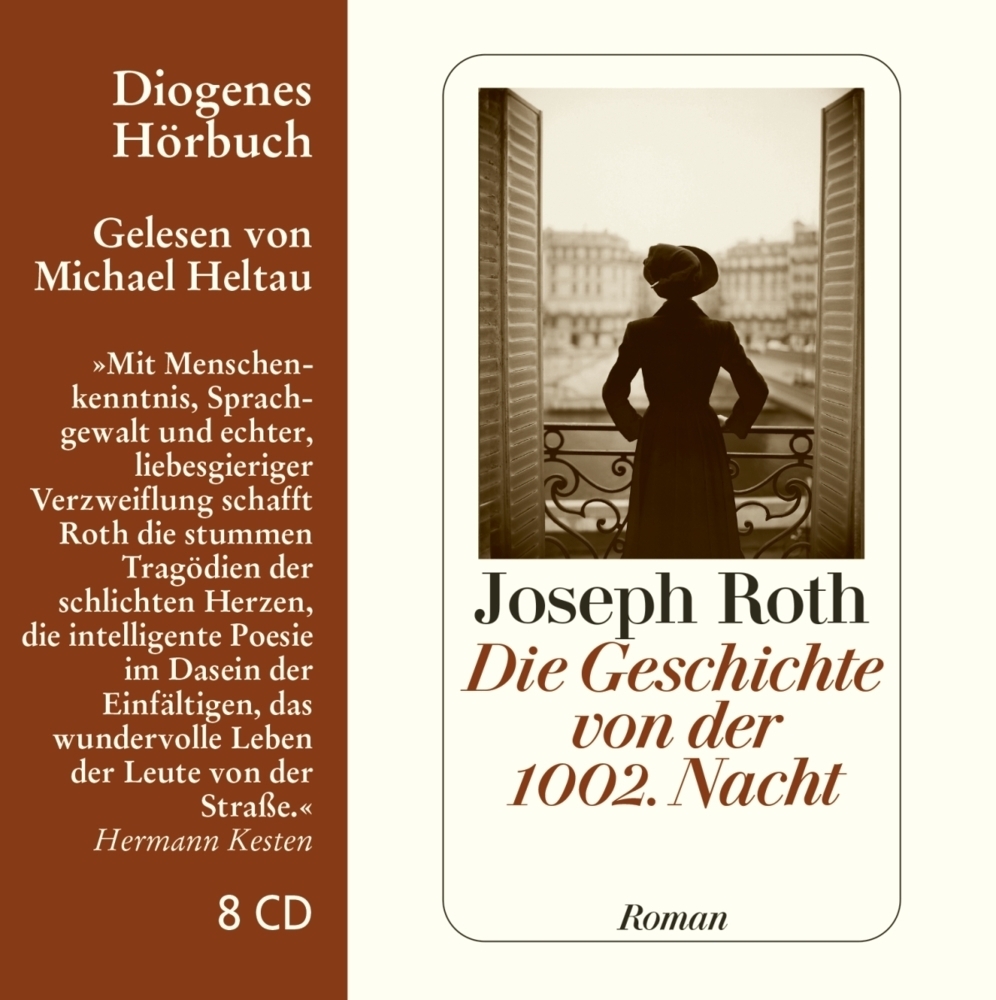 Cover: 9783257801989 | Die Geschichte von der 1002. Nacht, 8 Audio-CD | Joseph Roth | CD