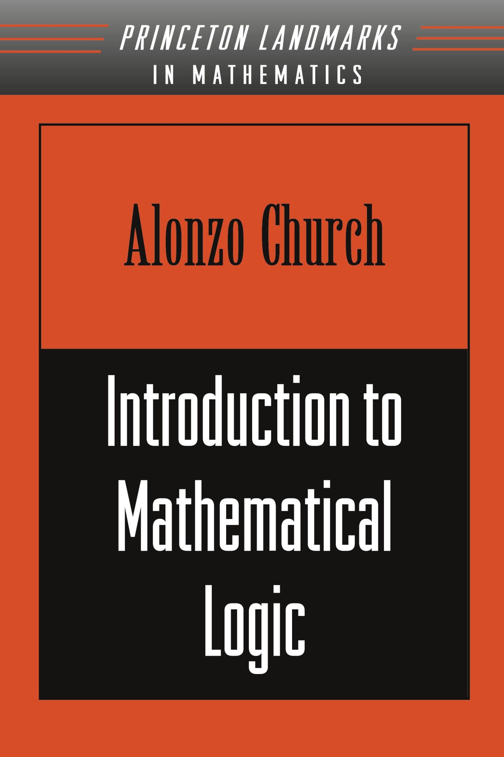 Cover: 9780691029061 | Introduction to Mathematical Logic | Alonzo Church | Taschenbuch