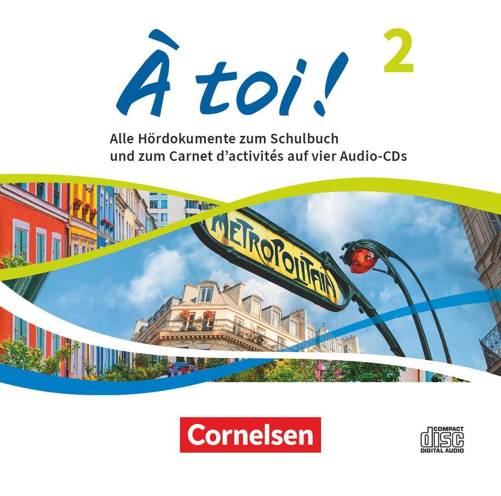 Cover: 9783061230036 | À toi ! Band 2 - Audio-CDs | Audio-CD | À toi ! | Schmuckkasten | 2023