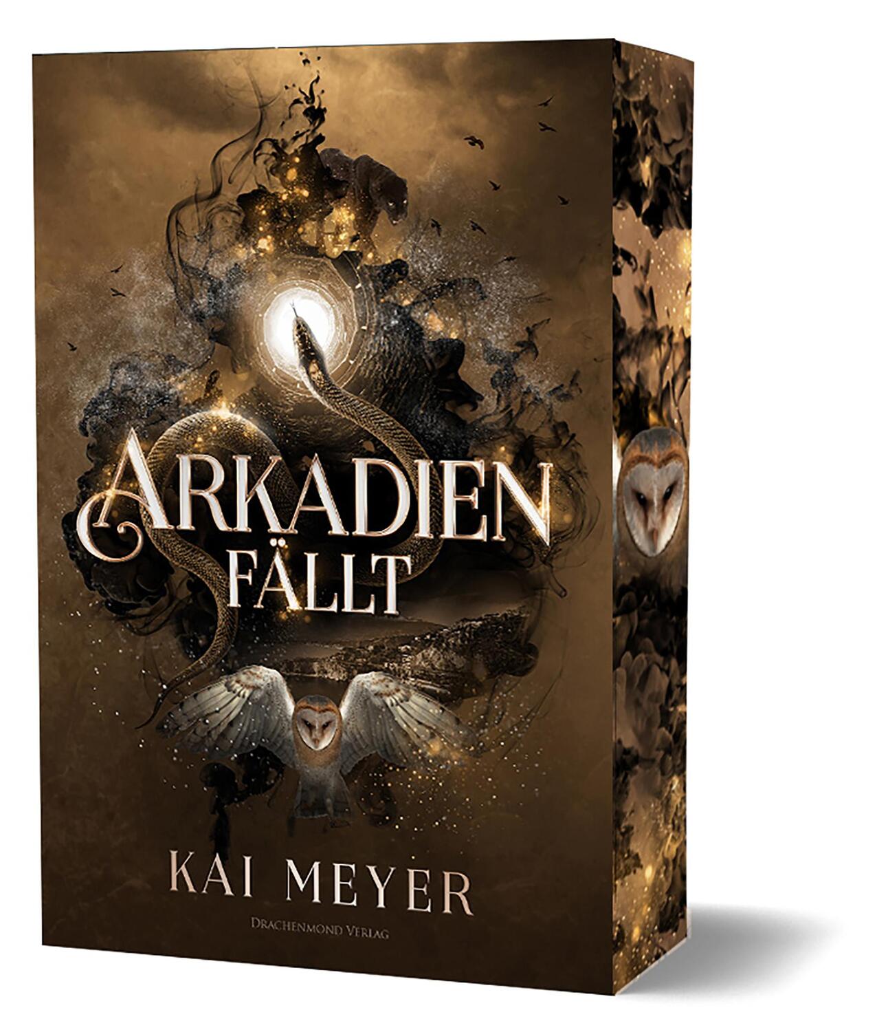 Cover: 9783959918077 | Arkadien fällt | Softcover mit Farbschnitt | Kai Meyer | Taschenbuch