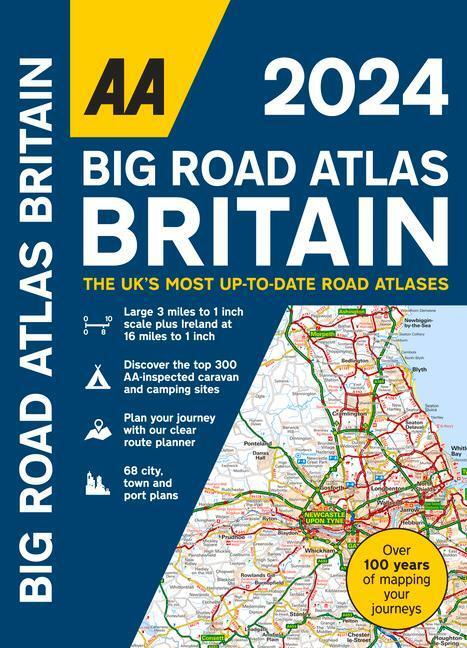 Cover: 9780749583347 | Big Road Atlas Britain 2024 | Taschenbuch | AA Road Atlas Britain