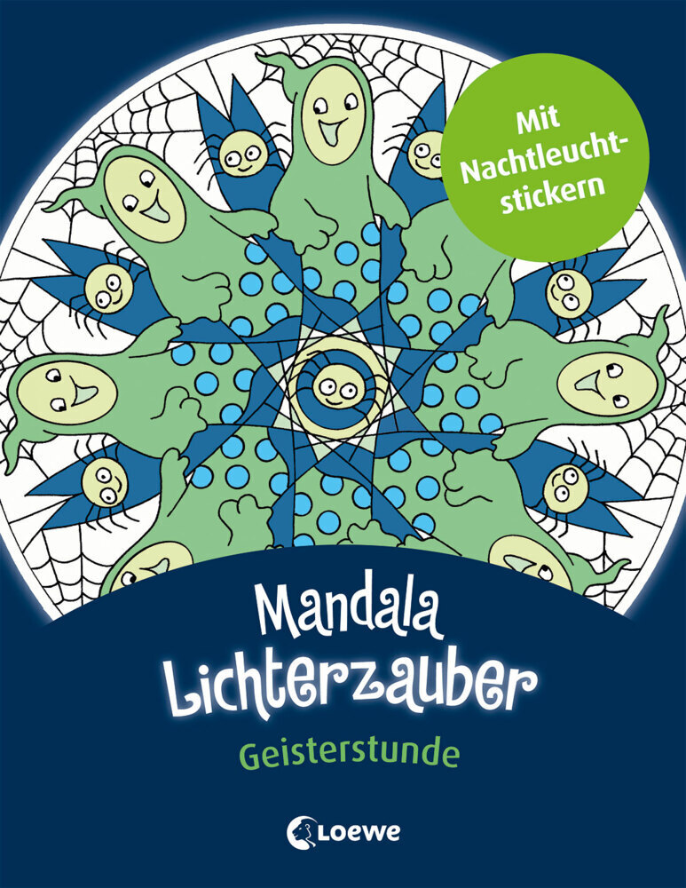 Cover: 9783785583623 | Mandala-Lichterzauber - Geisterstunde | Loewe Kreativ | Taschenbuch