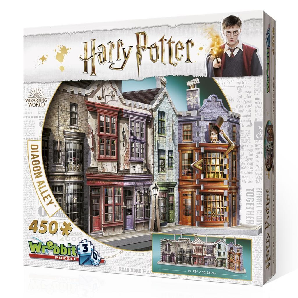 Cover: 665541010101 | Winkelgasse/Diagon Alley - Harry Potter/ 3D-Puzzle 450 Teile | Spiel