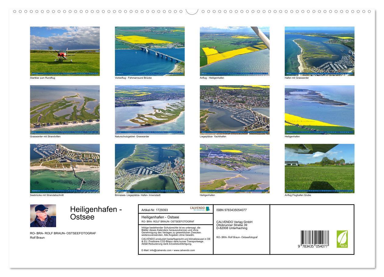 Bild: 9783435054077 | Heiligenhafen - Ostsee (Wandkalender 2025 DIN A2 quer), CALVENDO...