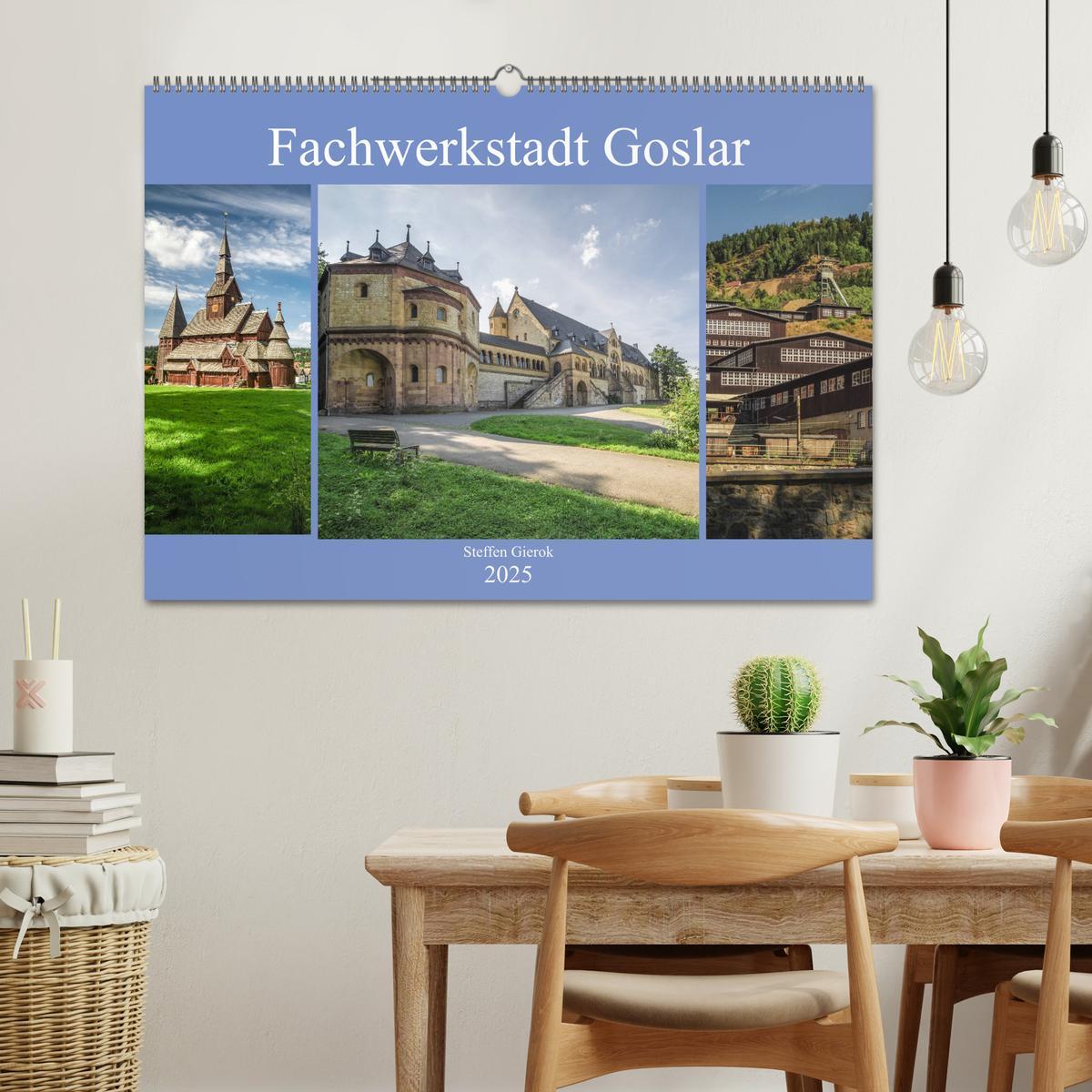 Bild: 9783435267033 | Fachwerkstadt Goslar (Wandkalender 2025 DIN A2 quer), CALVENDO...