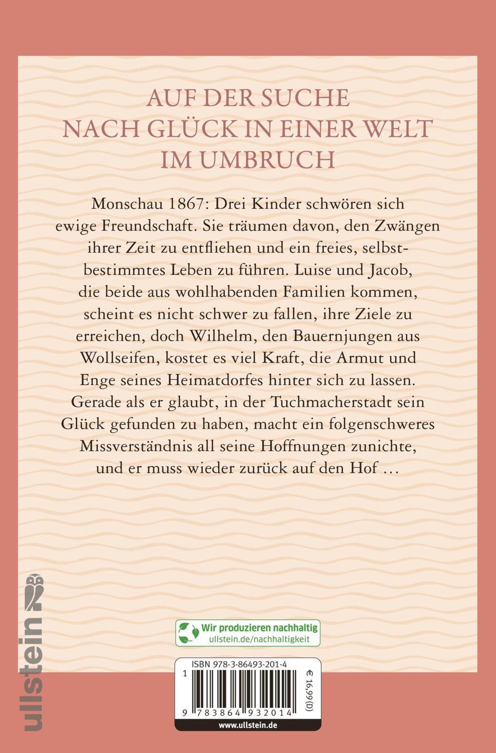 Rückseite: 9783864932014 | Perlenbach | Roman Drei Leben an der Schwelle zum 20. Jahrhundert