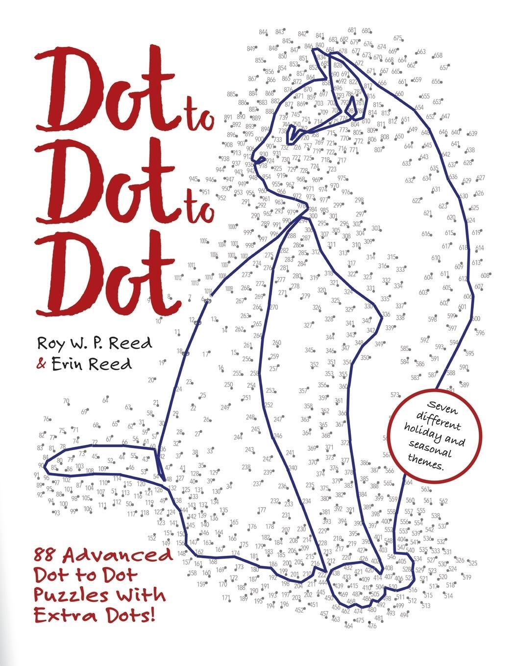 Cover: 9781999221409 | Dot to Dot to Dot | 88 Advanced Dot to Dot Puzzles with Extra Dots
