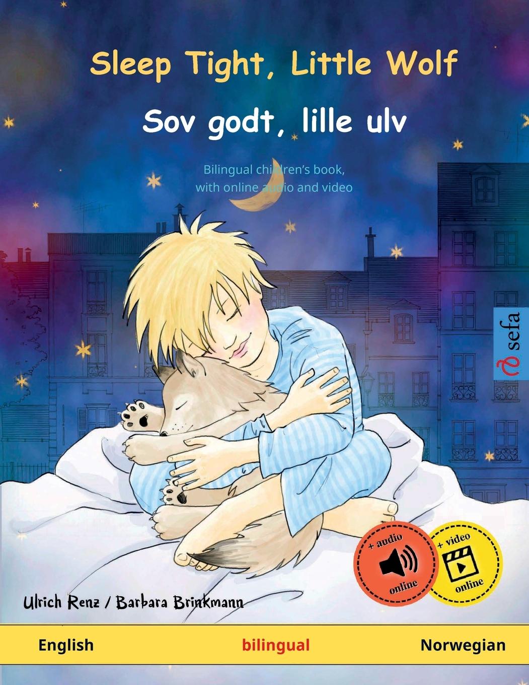 Cover: 9783739913414 | Sleep Tight, Little Wolf - Sov godt, lille ulv (English - Norwegian)