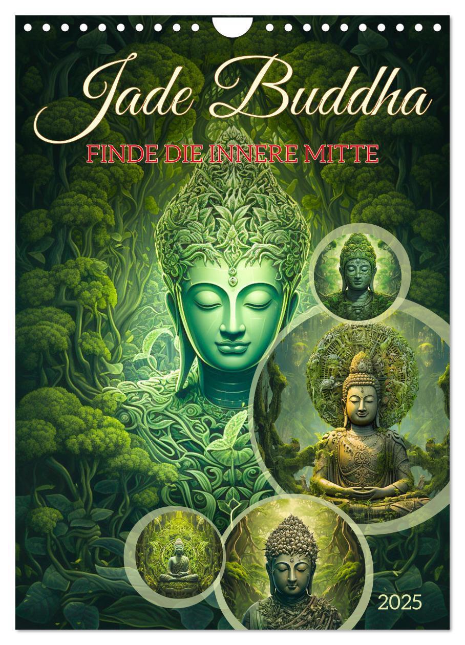 Cover: 9783435854455 | Jade Buddha - Finde die innere Mitte (Wandkalender 2025 DIN A4...
