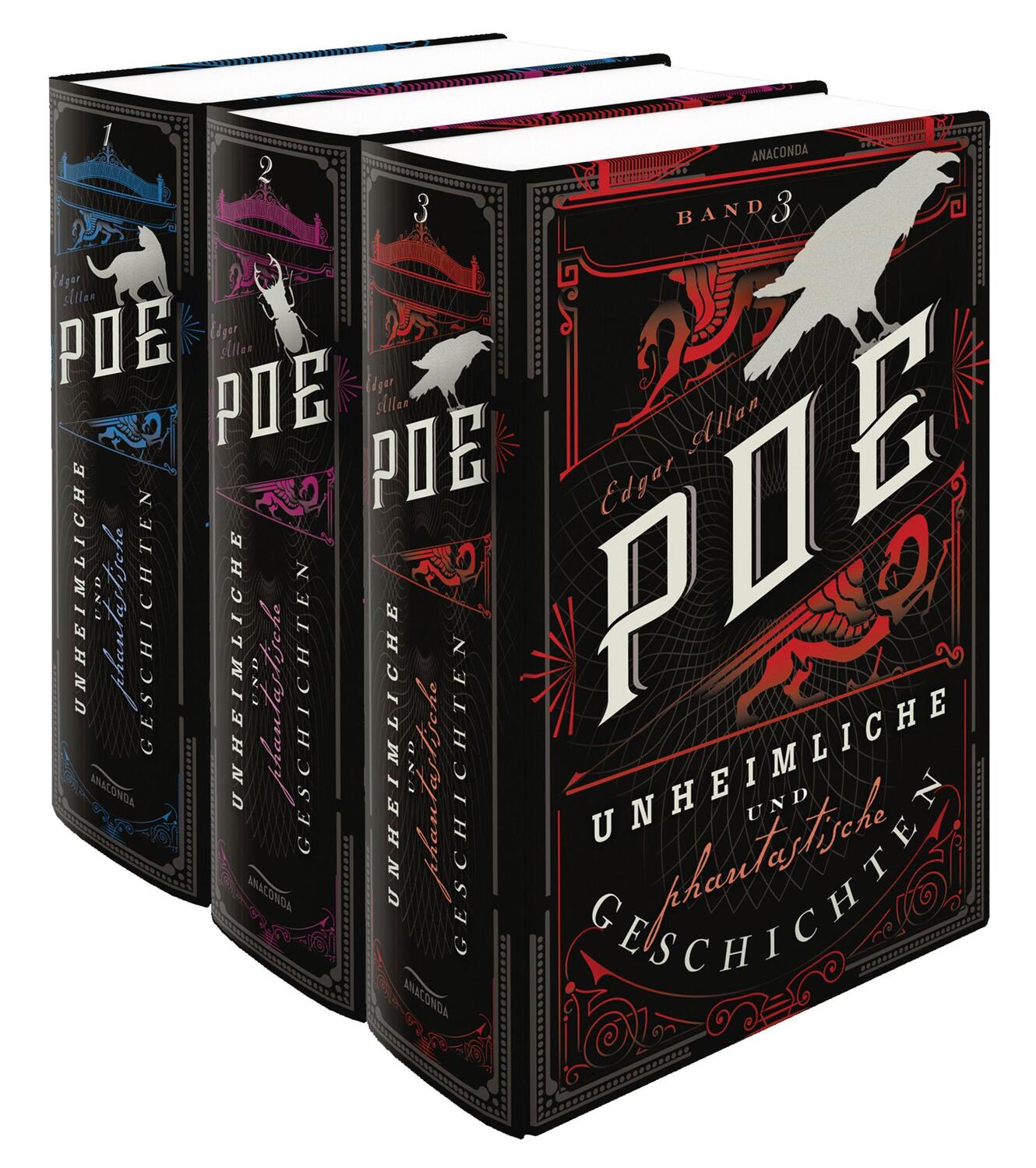 Cover: 9783730605943 | Unheimliche und phantastische Geschichten (3 Bände) | Edgar Allan Poe
