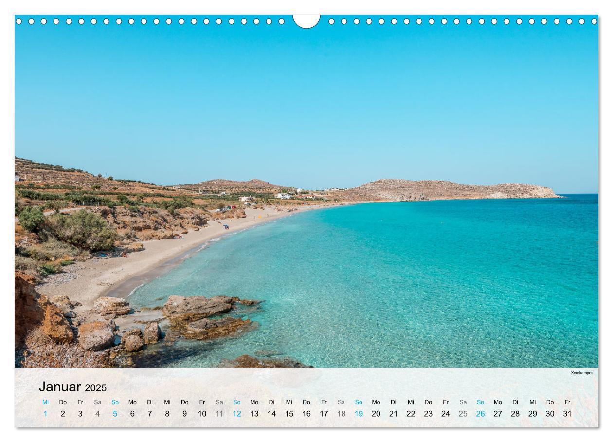 Bild: 9783383926310 | Kreta - Die schönsten Strände (Wandkalender 2025 DIN A3 quer),...