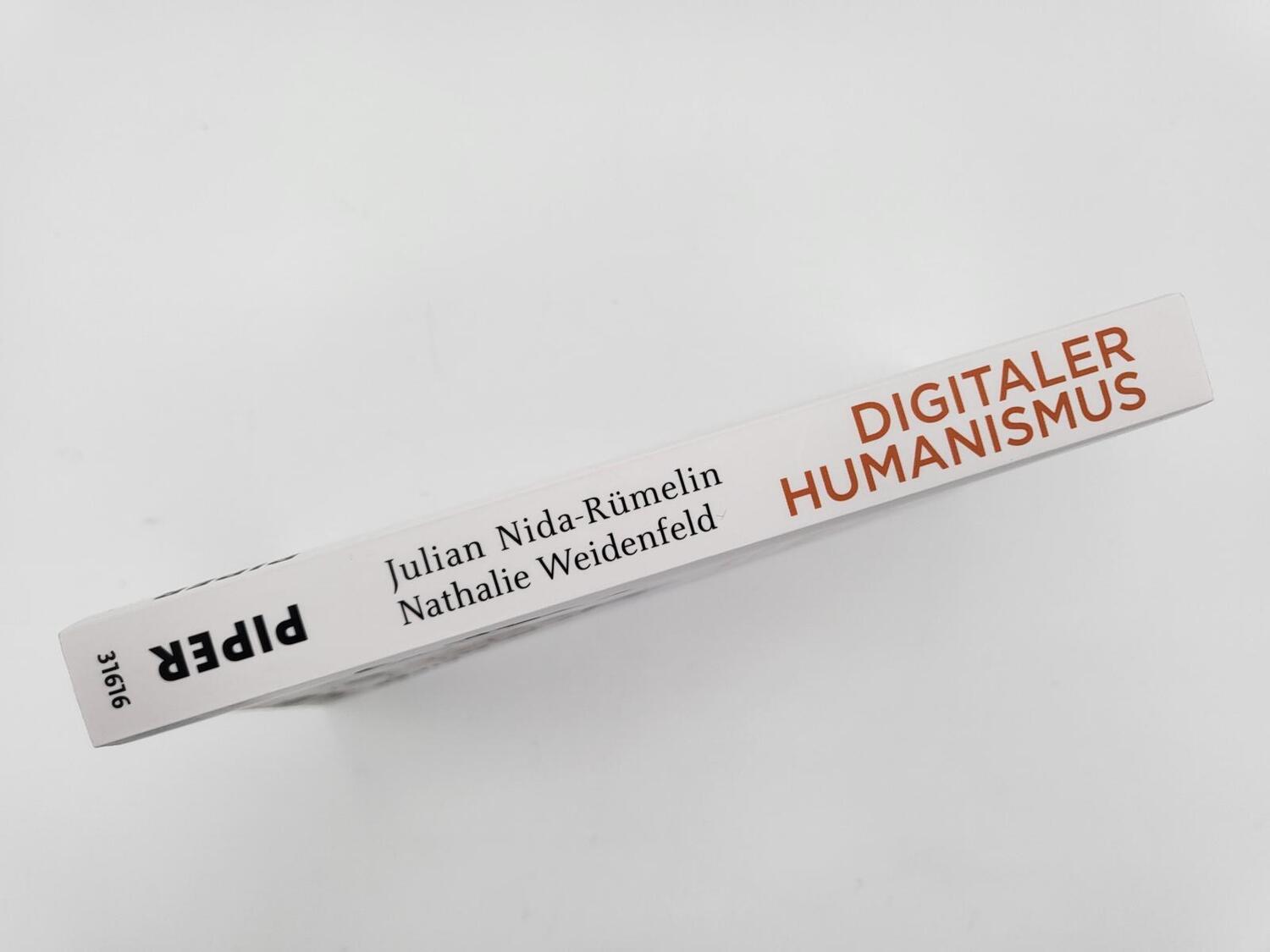Bild: 9783492316163 | Digitaler Humanismus | Julian Nida-Rümelin (u. a.) | Taschenbuch