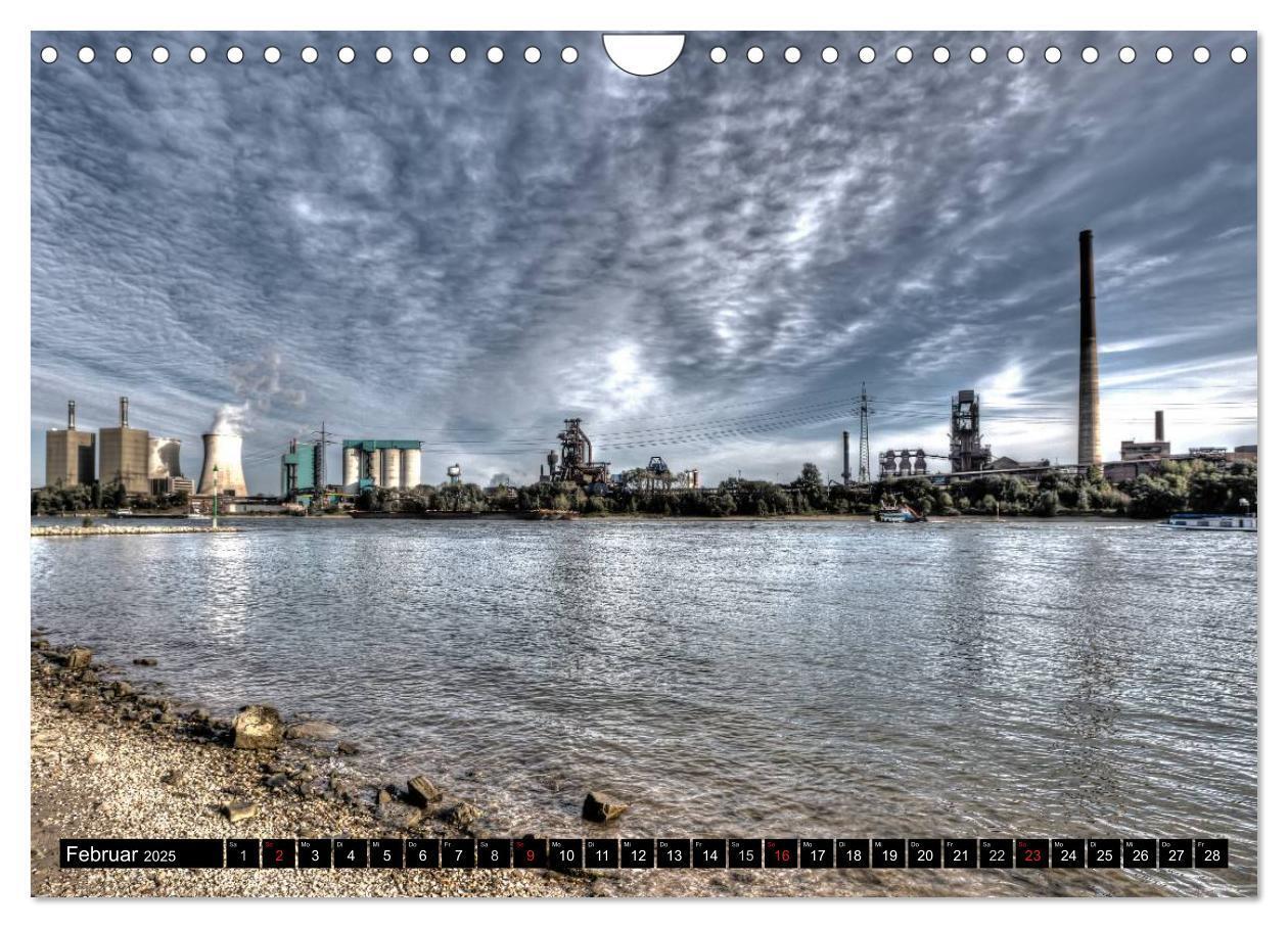 Bild: 9783435519316 | Duisburg am Rhein - R(h)einblicke (Wandkalender 2025 DIN A4 quer),...