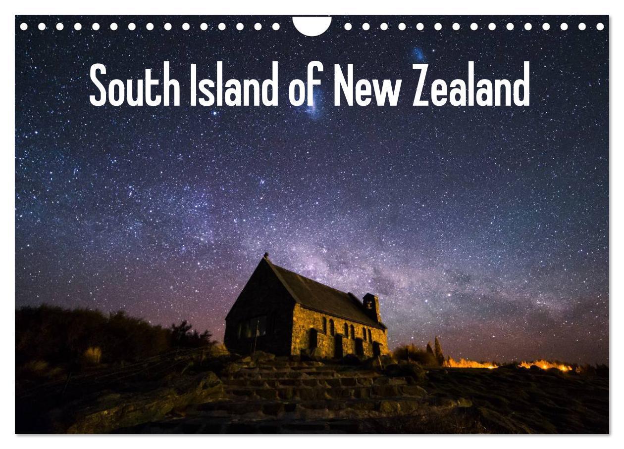 Cover: 9781325886258 | South Island of New Zealand (Wall Calendar 2024 DIN A4 landscape),...
