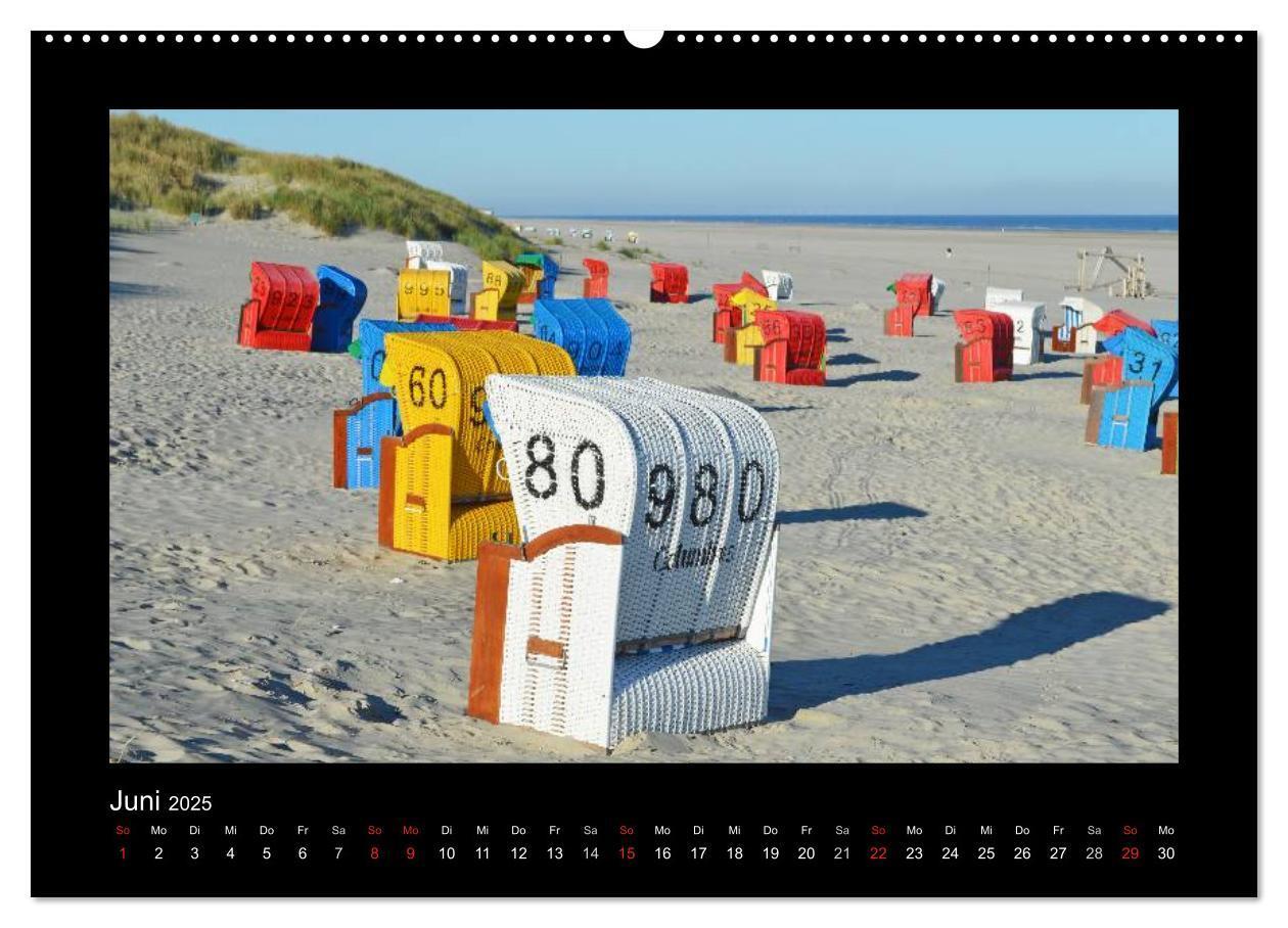 Bild: 9783435492008 | Juist ¿ Insel im Wattenmeer (Wandkalender 2025 DIN A2 quer),...