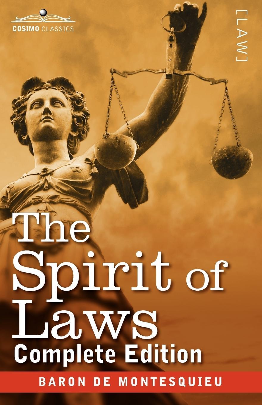 Cover: 9781616405281 | The Spirit of Laws | Charles Baron De Montesquieu | Taschenbuch | 2011