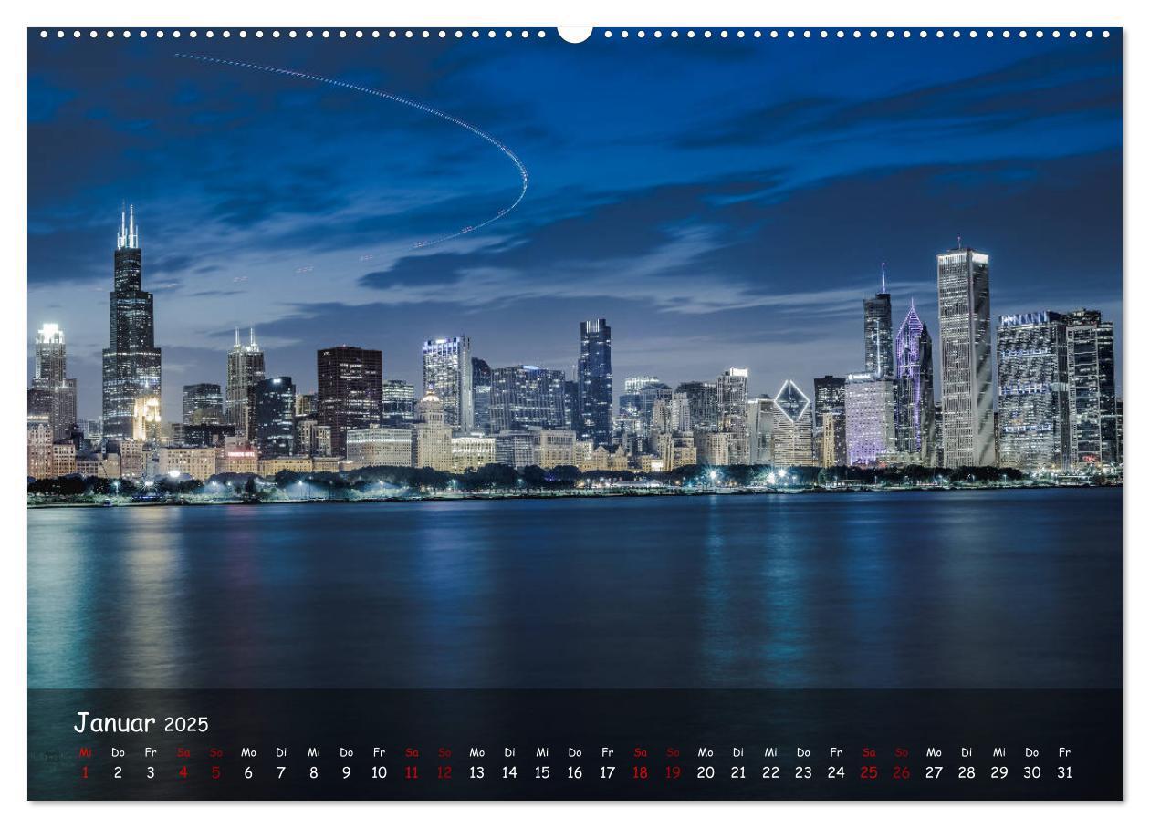 Bild: 9783435349722 | Chicago - Stadt der Ebenen (Wandkalender 2025 DIN A2 quer),...