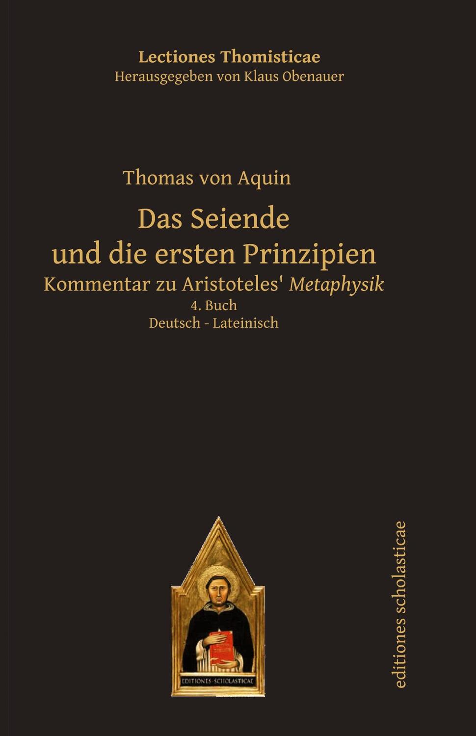 Cover: 9783868385755 | Das Seiende und die ersten Prinzipien | Thomas von Aquin | Taschenbuch