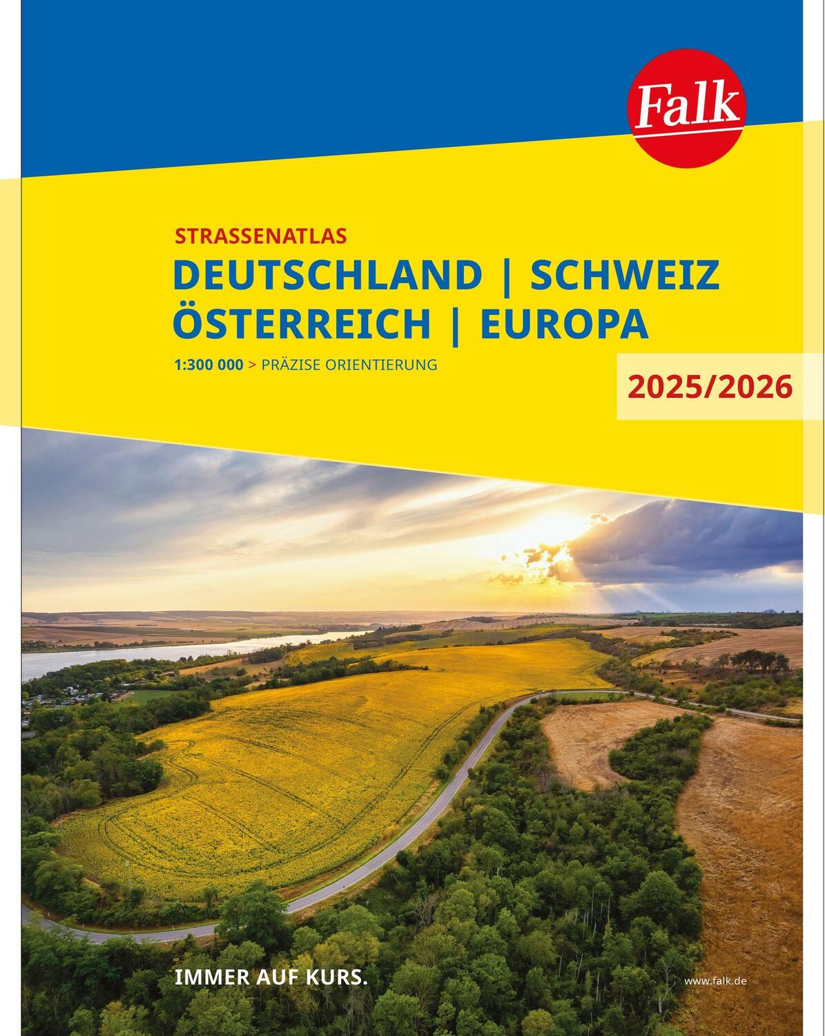 Cover: 9783827900715 | Falk Straßenatlas 2025/2026 Deutschland, Schweiz, Österreich 1:300.000