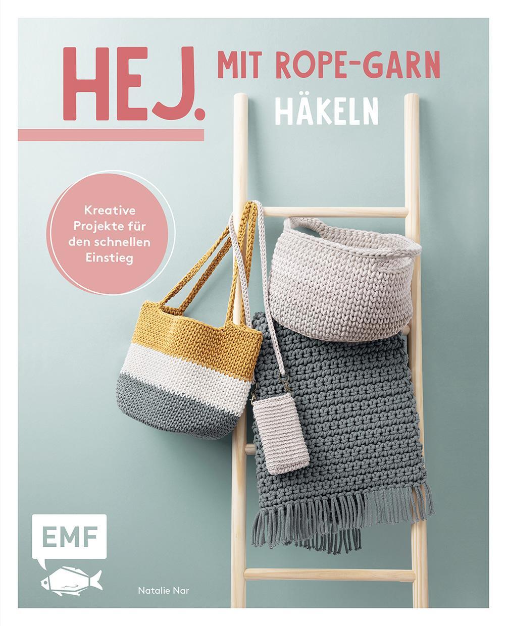 Cover: 9783745911886 | Hej. Mit Rope-Garn häkeln super easy | Natalie Nar | Taschenbuch