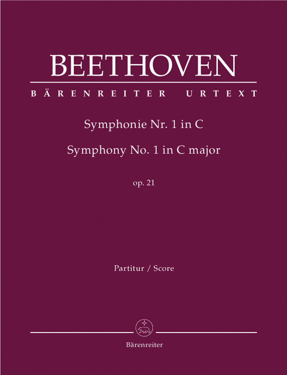 Cover: 9790006500017 | Symphonie Nr. 1 C-Dur op. 21 | Dt/engl, Bärenreiter Urtext | Beethoven