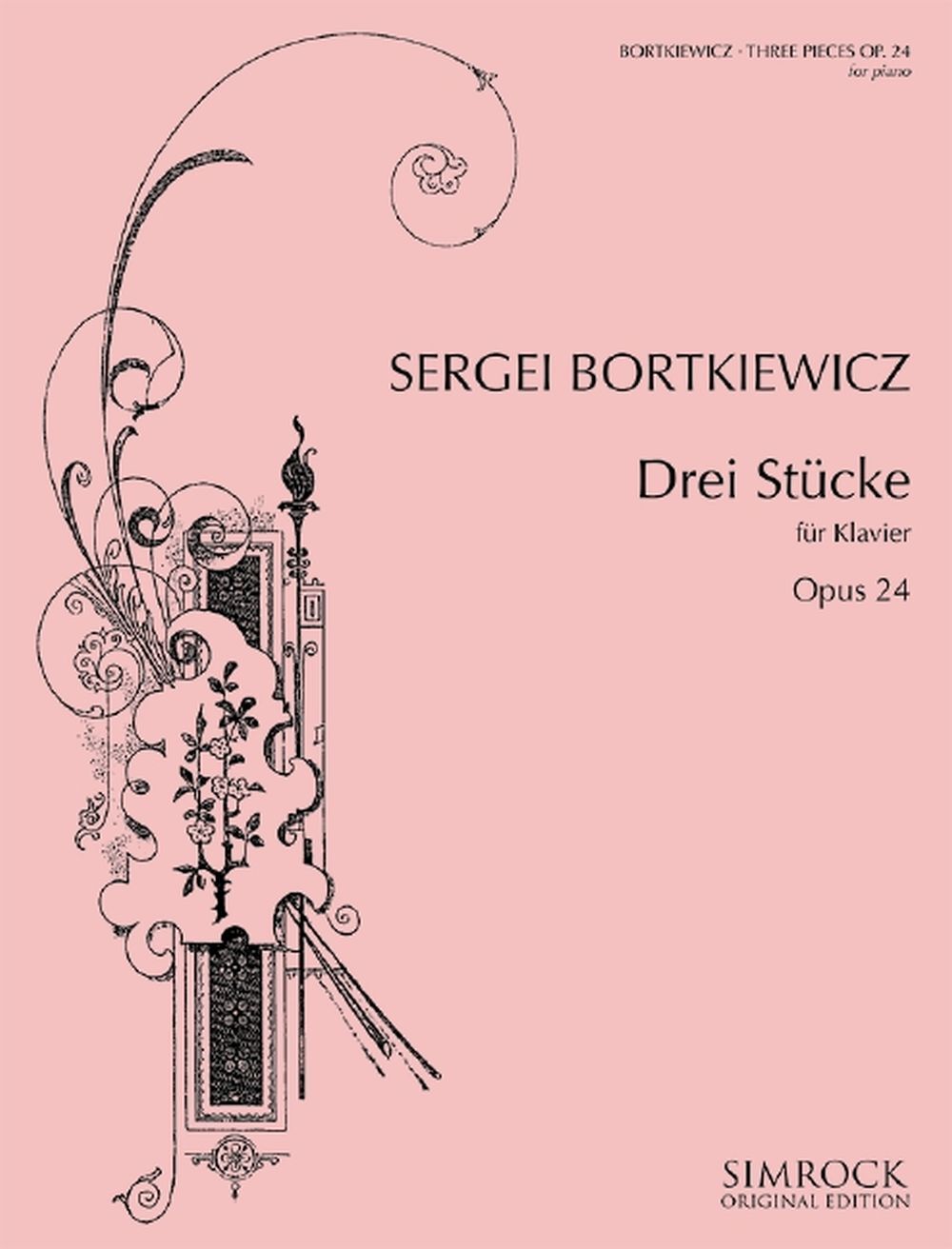Cover: 9790221100917 | Bortkiewicz: 3 Pieces Op. 24 | Sergei Eduardovich Bortkiewicz | Buch