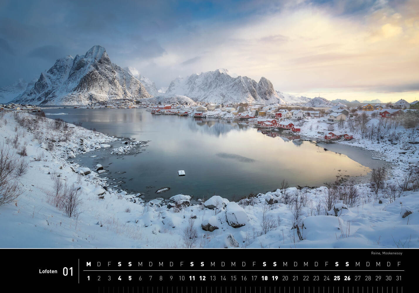 Bild: 9783968555256 | 360° Lofoten Premiumkalender 2025 | Gerhard Zwerger-Schoner (u. a.)