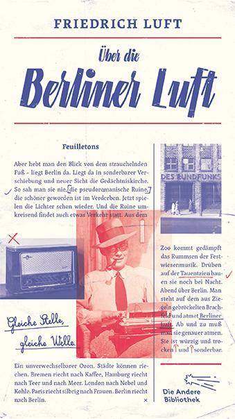 Cover: 9783847704058 | Über die Berliner Luft | Feuilletons | Friedrich Luft | Buch | Deutsch