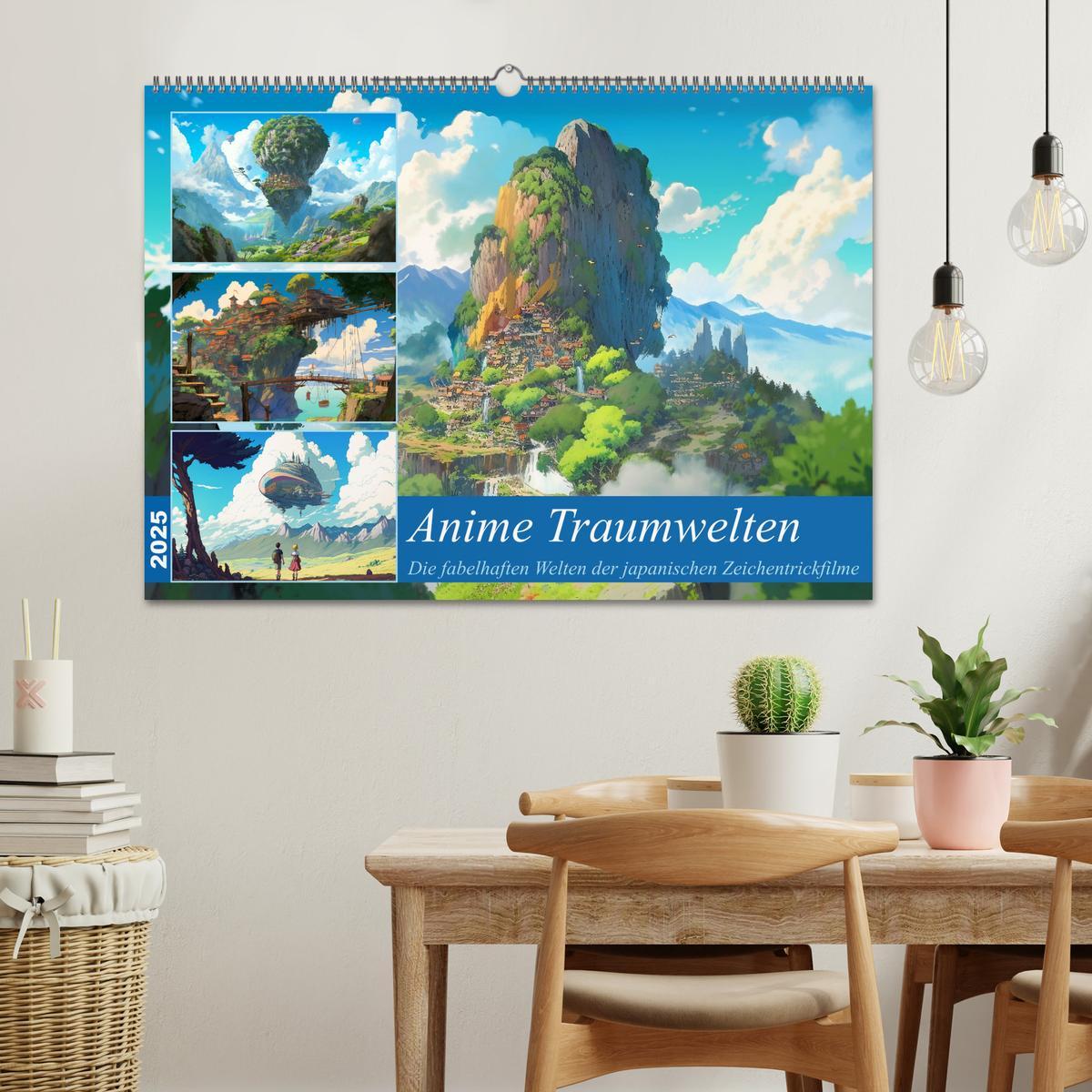 Bild: 9783383904394 | Anime Traumwelten (Wandkalender 2025 DIN A2 quer), CALVENDO...